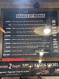 Menu / carte de BAGELSTEIN • Bagels & Coffee shop à Paris