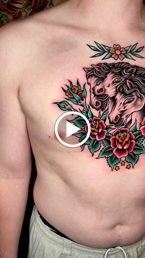 Explore saw movie tattoo ideas, creative tattoo ideas in Johnson City, available at Gold Cross Tattoo Co.