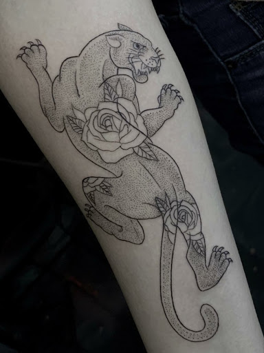 Explore tattoo ideas for names, creative tattoo ideas in Miami, available at Glitterpoop Studios