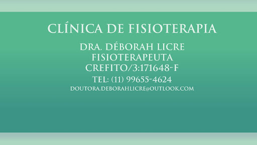 Logo da empresa - Fisioterapeuta Déborah Licre