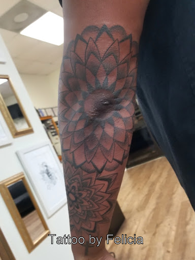 Explore gas mask tattoo ideas, creative tattoo ideas in Fort Myers, available at Tiger Lotus Tattoo and Piercing