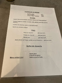 Menu du Le Moine Gourmand à Troyes