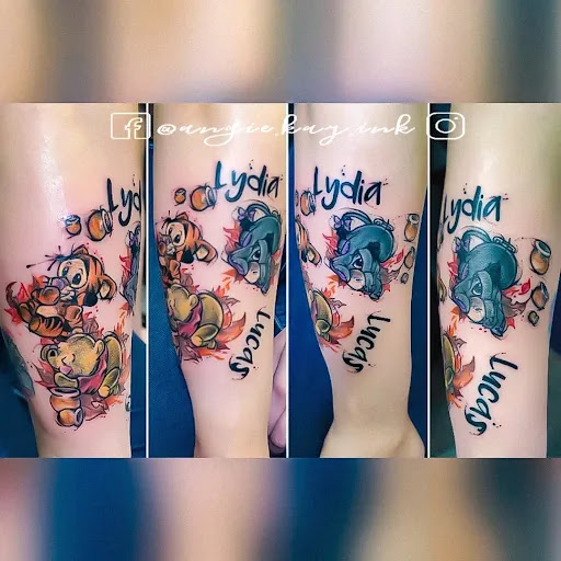 Explore neck sleeve tattoo ideas, creative tattoo ideas in Casper, available at Luna & Lotus Amethyst Ink Angie Kay