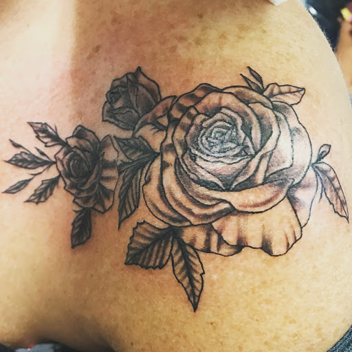 Explore tattoo collage ideas, creative tattoo ideas in Muncie, available at The Tattoo Studio