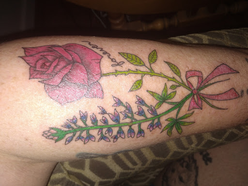 Find bee tattoo ideas for your next unique tattoo in Granbury at Luckys 13 Tattoo Shop