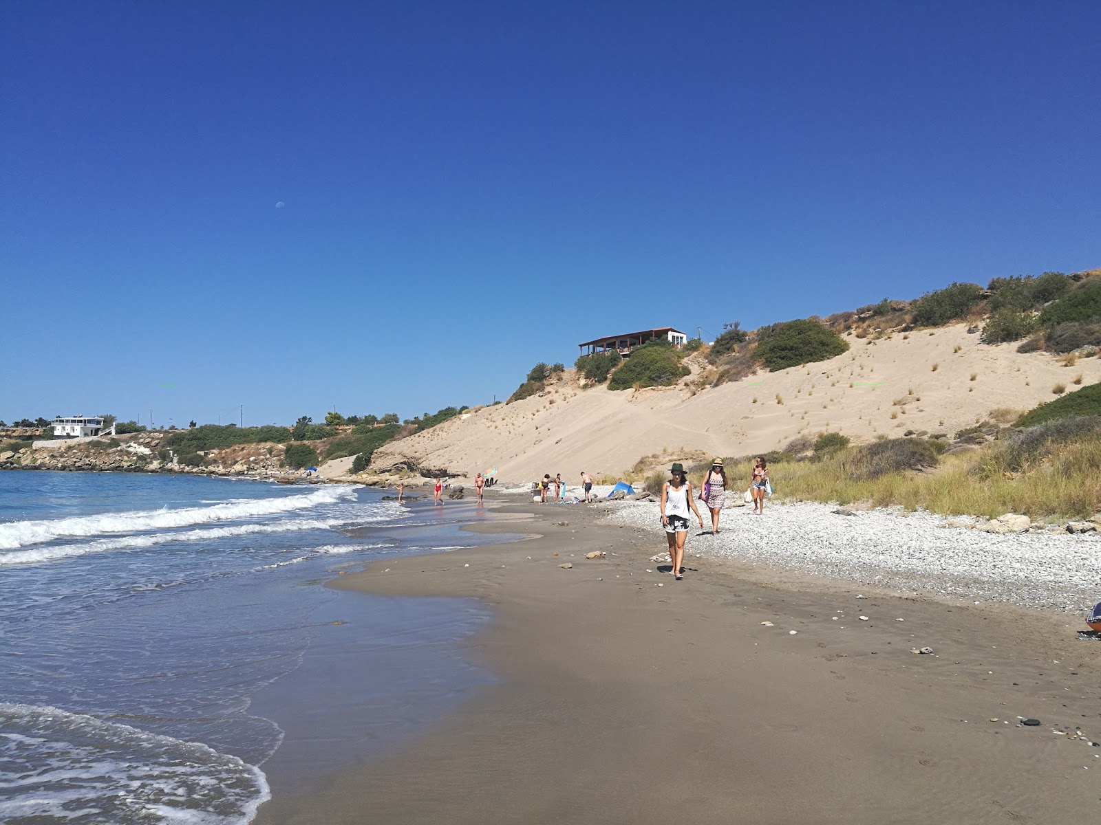 Orthi Ammos'in fotoğrafı uçurumlarla desteklenmiş
