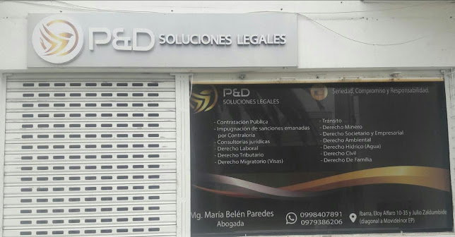 Opiniones de P&V Soluciones Legales en Ibarra - Abogado