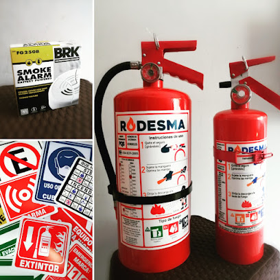 Extintores RODESMA: Extintores y equipo contra incendio.