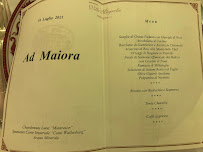 Villa Magnolie à Garbagnate Milanese menu