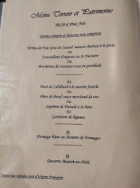 Menu / carte de Restaurant l'Ecu d'Or à Le Puy-en-Velay