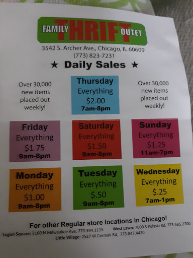 Thrift Store «Family Thrift Store», reviews and photos, 2527 W Cermak Rd, Chicago, IL 60608, USA