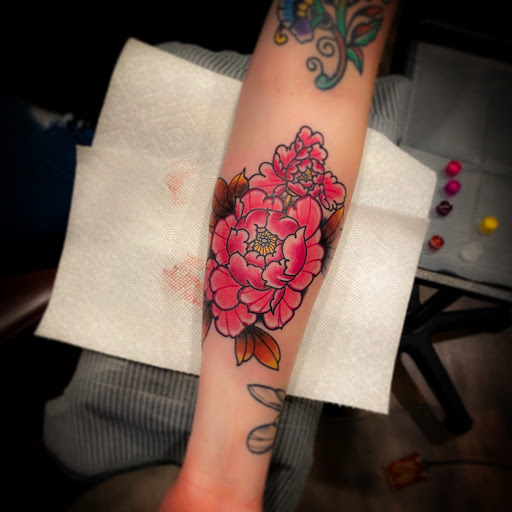 Explore small mountain tattoo ideas, creative tattoo ideas in Elkview, available at Andy Electric Tattoos
