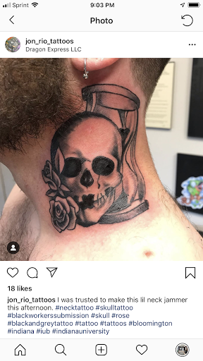 Explore small back tattoo ideas, creative tattoo ideas in Bloomington, available at Evil by the Needle Custom Tattoo and Piercing Studio