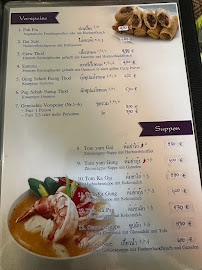 Thai Orchid à Lahr carte