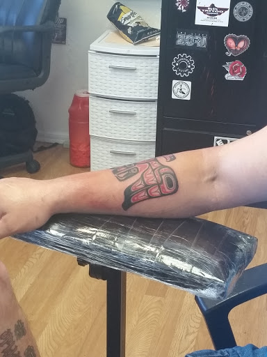 Explore climbing tattoo ideas, creative tattoo ideas in Port Angeles, available at Slung Down Body Art