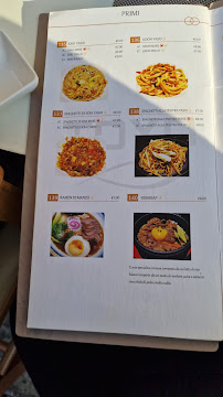 Menu du Toyo à Taranto