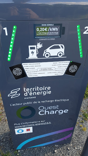 Territoire d'Énergie Mayenne Station de recharge à Bais