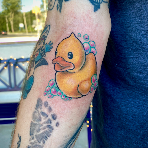 Explore split personality tattoo ideas, creative tattoo ideas in Ocean View, available at Moonlight Tattoo