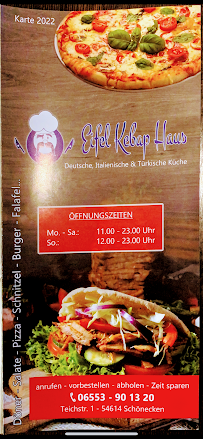 Eifel-Kebab-Haus à Schönecken carte