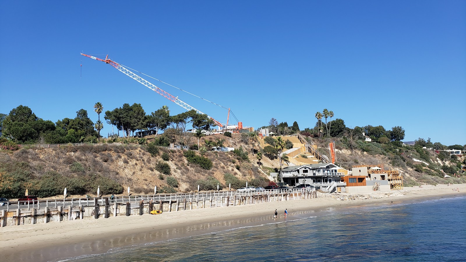 Photo of Paradise Cove Beach and the settlement