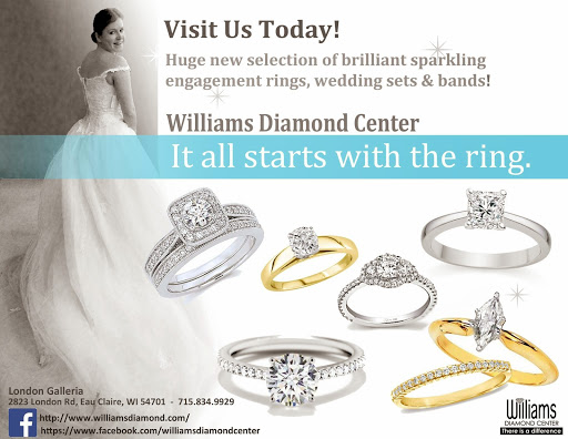 Jewelry Store «Williams Diamond Center», reviews and photos, 2823 London Rd # 4, Eau Claire, WI 54701, USA