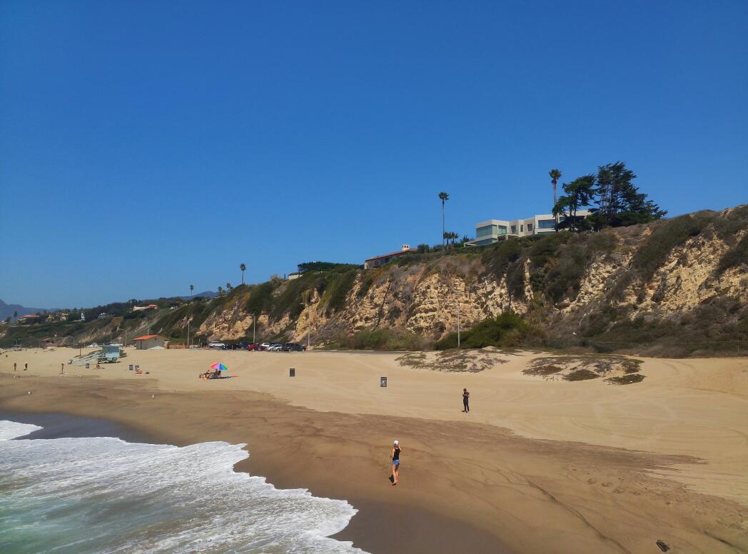 Photo of Point Dume Beach with long straight shore