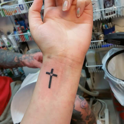 Explore thigh piece tattoo ideas, creative tattoo ideas in Elko, available at Tom Custom Tattoos and Body Piercing Studio