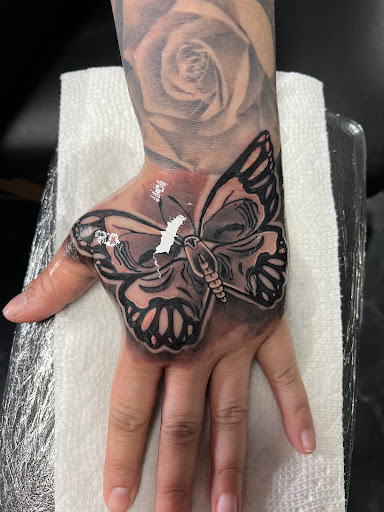 Explore let go and let god tattoo ideas, creative tattoo ideas in Las Vegas, available at Black Plague Tattoos