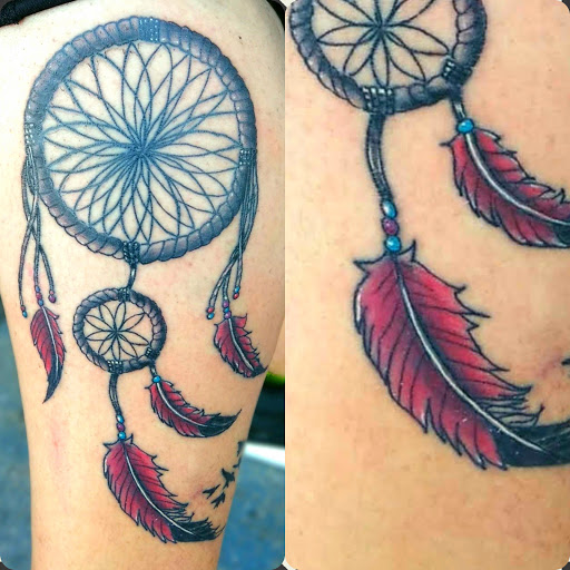 Explore blessing tattoo ideas, creative tattoo ideas in Bakersfield, available at KUSTOM CREATIONS TATTOO & PIERCING STUDIO