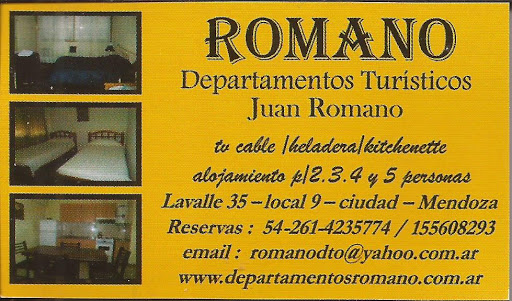 DEPARTAMENTOS TURISTICOS ROMANO