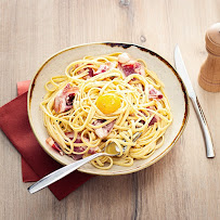 Pâtes à la carbonara du Restaurant italien Del Arte à Toulon-sur-Allier - n°1