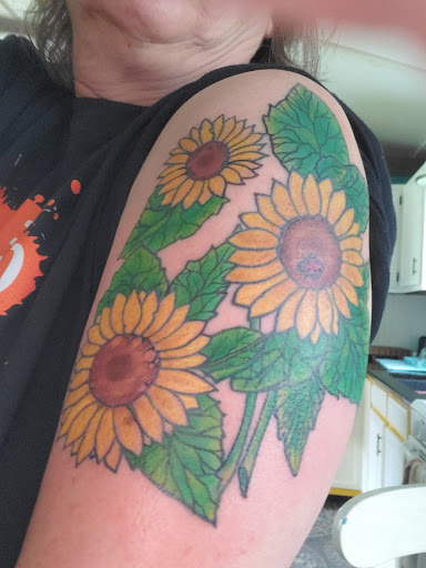 Explore stick and poke tattoo ideas, creative tattoo ideas in Victor, available at Rite of Passage Tattoo Inc