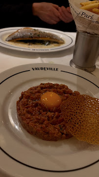 Steak tartare du Restaurant français Vaudeville à Paris - n°20