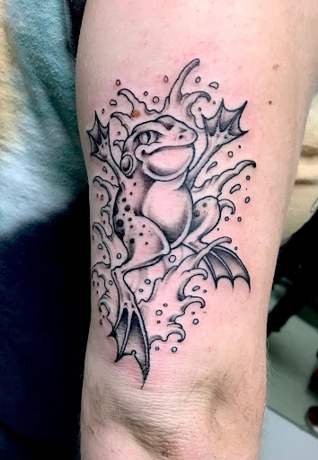 Explore japanese hand tattoo ideas, creative tattoo ideas in Marietta, available at Monkeys Uncle Tattoo