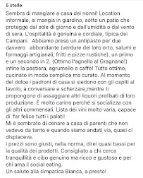 Carte du Home Restaurant Cucina di casa - Domus Ippatia à Salve