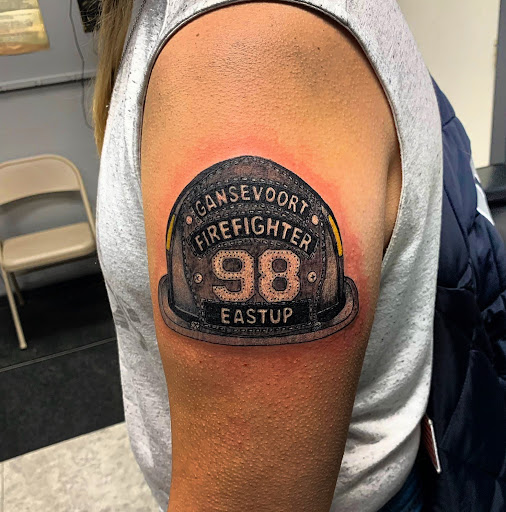 Explore mens western tattoo ideas, creative tattoo ideas in Hudson Falls, available at ALTERED ADDICTION TATTOOS