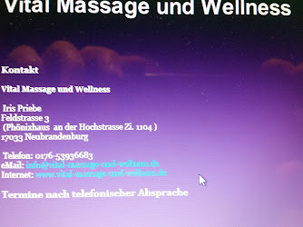 Vital Massage und Wellness in Neubrandenburg
