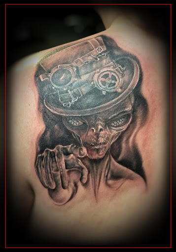 Explore comic book tattoo ideas, creative tattoo ideas in Omaha, available at Eternal Tattoo & Body Piercing - Omaha