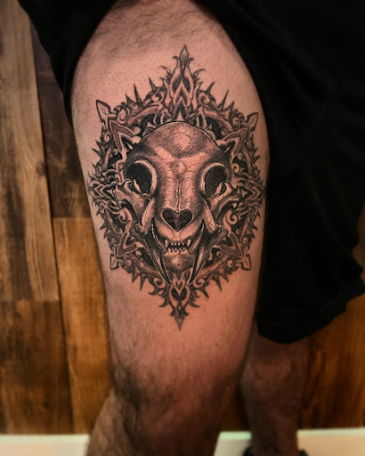 Explore cute spooky tattoo ideas, creative tattoo ideas in Hudson, available at The Bohemian Social Club