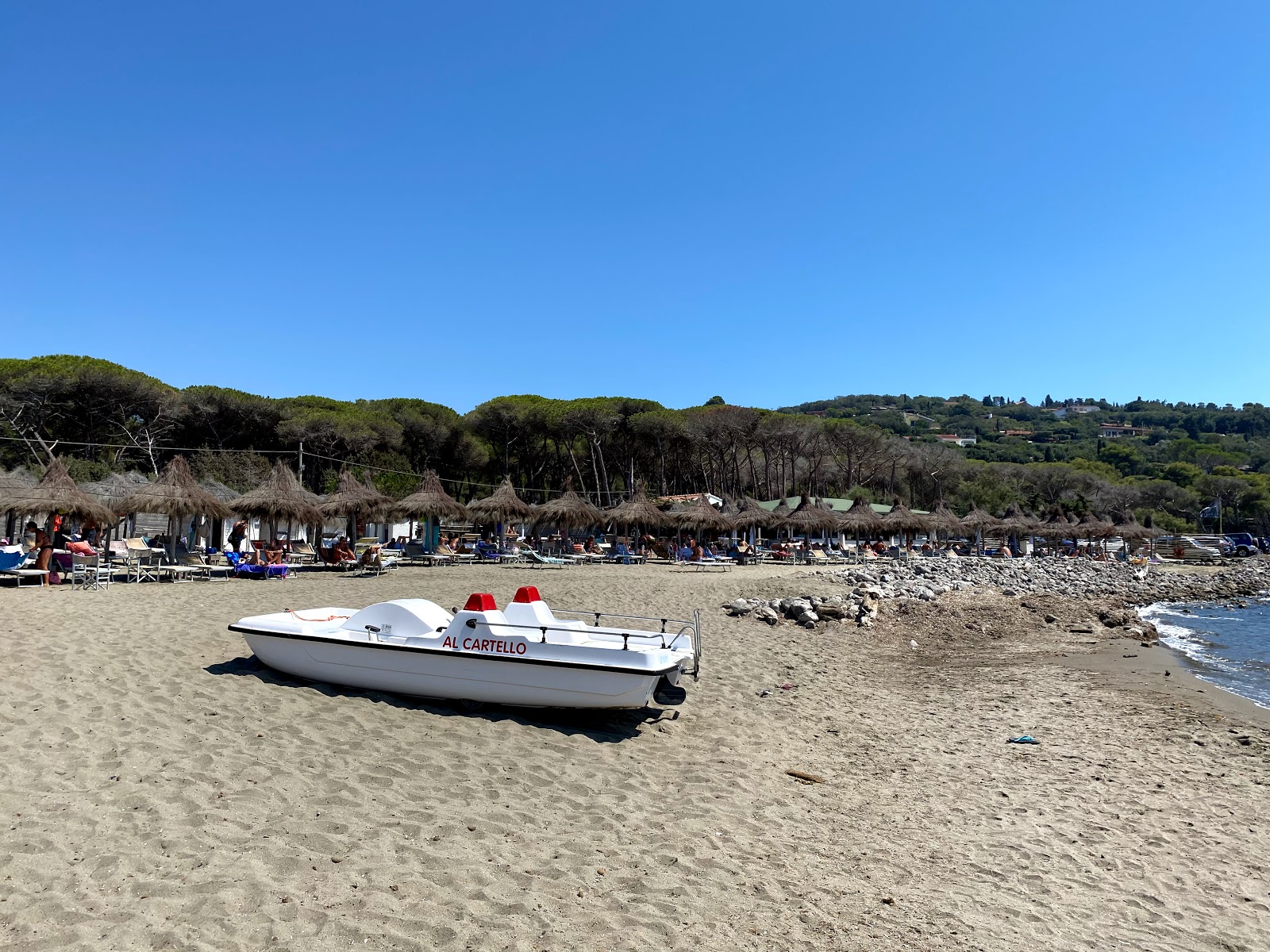 Foto de Al Cartello beach ubicado en área natural