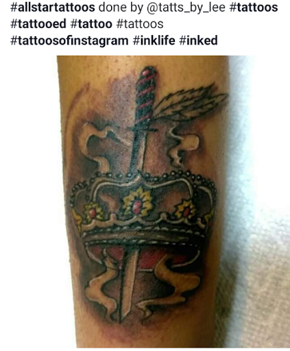 Explore ski mask tattoo ideas, creative tattoo ideas in Hialeah, available at Allstar Tattoo & Body piercing