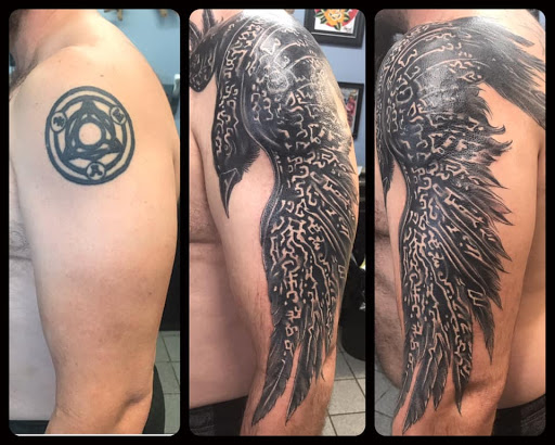 Explore gothic tattoo ideas, creative tattoo ideas in Mobile, available at Old Familiar Tattoo Company