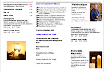 Schnabels Restaurant à Saarbrücken menu