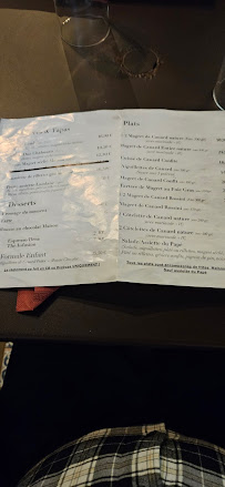 Restaurant La ferme du Petit Argelas à Saint-Médard-en-Jalles - menu / carte