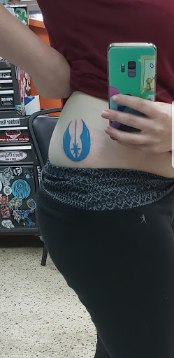 Explore pacemaker tattoo ideas, creative tattoo ideas in New Orleans, available at Mid City Voodoux Tattoos