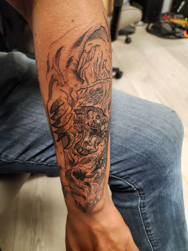 Explore hollywood tattoo ideas, creative tattoo ideas in Houston, available at Black Swan Tattoo Studio
