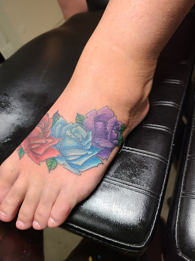 Explore dancing tattoo ideas, creative tattoo ideas in Meadville, available at Lucky Lucys Tattoo and Art Studio
