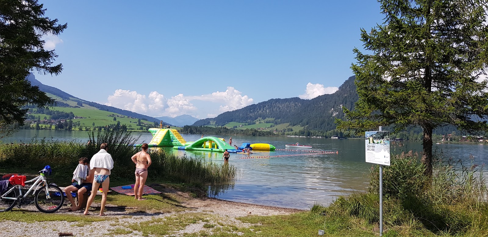 Photo of Badestrand Walchsee Ostufer with very clean level of cleanliness