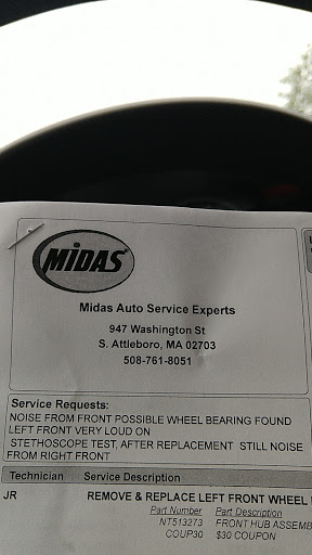 Car Repair and Maintenance «Midas», reviews and photos, 947 Washington St, Attleboro, MA 02703, USA