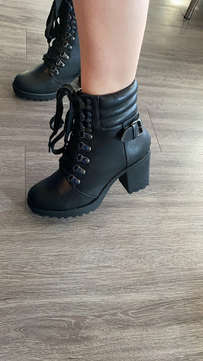 Stores to buy women's ankle boots heels Houston